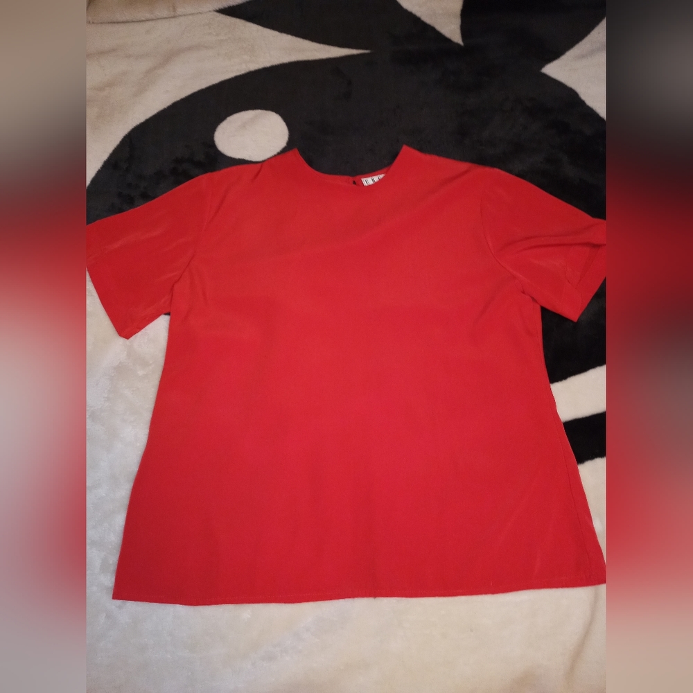 Red blouse